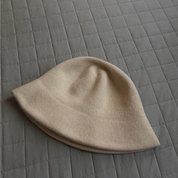 Zara Cream Felt Bucket Hat main image 5